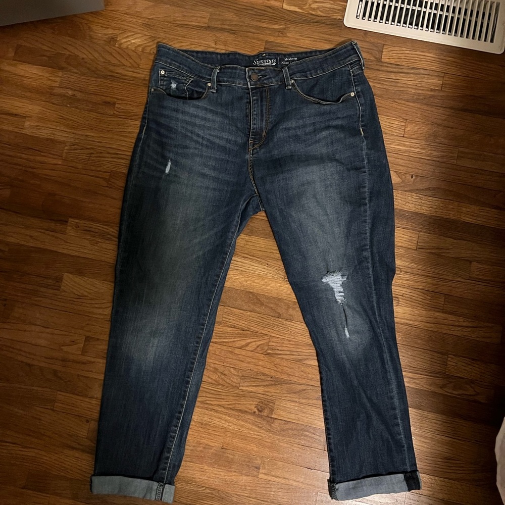 Levi modern slim cuff jeans